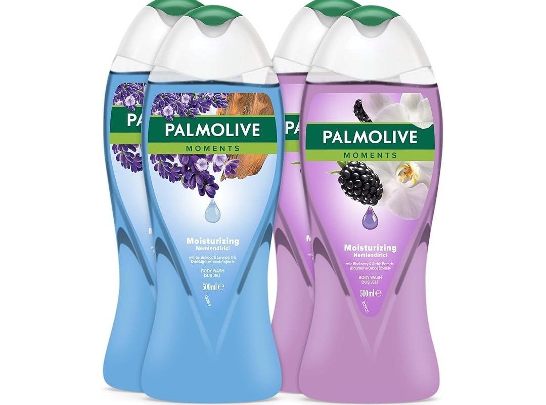 🛍️ Palmolive Moments Lavanta Yağları ve Böğürtlen ile Nemlendirici Banyo ve Duş Jeli 500ml x 4 Adet — %30 İndirim