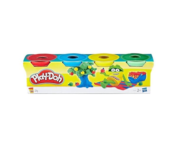🛍️ Play Doh Mini Oyun Hamuru 4’lü Paket Ana Renkler | Her Biri 56 g (2 oz) Mini Kutu | 2 Yaş ve Üzeri Çocuklar İçin | Çocuklara Yönelik Sanat ve El İşi Etkinlikleri