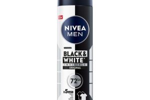 🛍️ NIVEA MEN Erkek Sprey Deodorant Black&White Invisible Original 150 ml,72 Saat Anti Perspirant Terleme ve Ter Kokusuna Karşı Koruma,Kıyafetlerde Leke Karşıtı,Erkeksi Koku,Etil Alkol İçermez — %33 İndirim