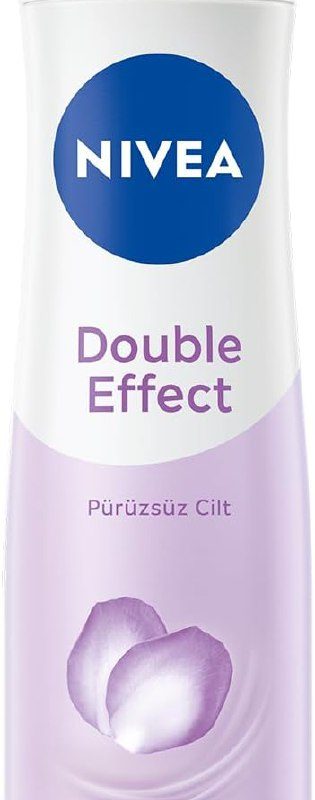 🚨 NIVEA Kadın Sprey Deodorant Double Effect 150ml, 72 Saat Anti-perspirant Koruma, Alkolsüz, Pürüzsüz Cilt, Doğal Avokado Özleri — %34 İndirim