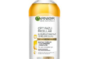 🚨 Garnier Skin Naturals Çift Fazlı Micellar Kusursuz Makyaj Temizleme Suyu (400 ml) — %22 İndirim