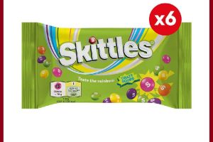🚨 Skittles Sours Ekşi Meyve Aromalı Draje Şekerleme 38 g x 6 — %50 İndirim