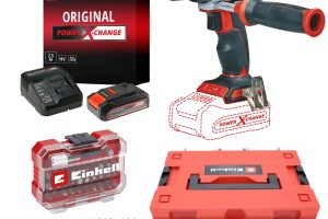 🚨 Einhell TP-CD 18/60 Li BL Akülü Vidalama Seti (2,5 Ah Akü ve Şarj Cihazı, 32 Parça Uç Seti ve Çanta Dahildir)