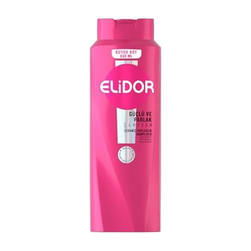 Elidor Saç Bakım Şampuanı, Güçlü ve Parlak, 650 ml