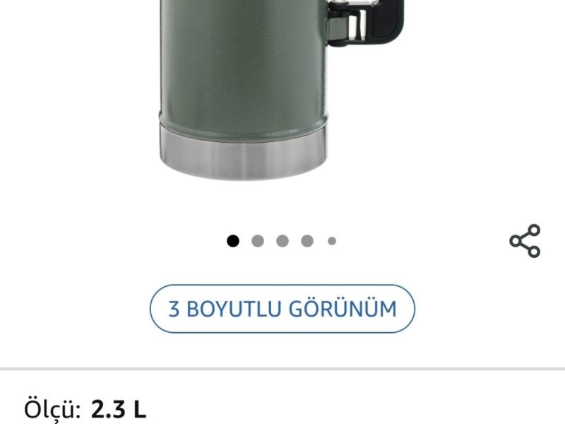 Stanley Classic Legendary Vakumlu Çelik Termos, 2.3 L