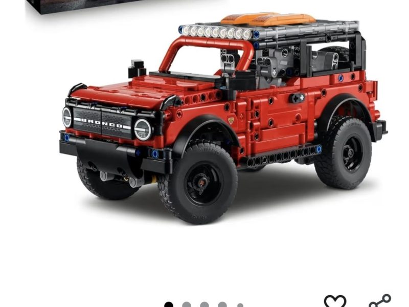 LEGO Technic Ford Bronco SUV 42213 | 9 Yaş ve Üzeri Çocuklar için İkonik Detaylar İçeren Oyuncak Yapım Seti, Hediye Fikri (943 Parça)