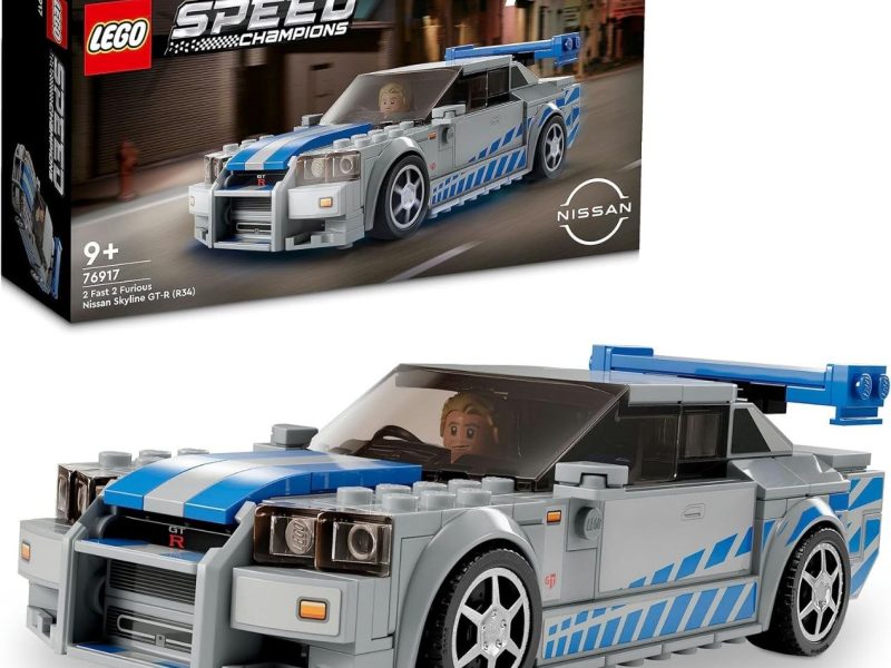 Lego Speed Champions Daha Hızlı Daha Öfkeli Nissan Skyline Gt-R (R34) 76917