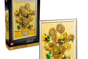 LEGO Art Vincent van Gogh – Ayçiçekleri 31215 | Yetişkinler için Ayarlanabilir Taç Yaprakları İçeren Dekoratif Model Yapım Seti, Hediye Fikri (2615 Parça)