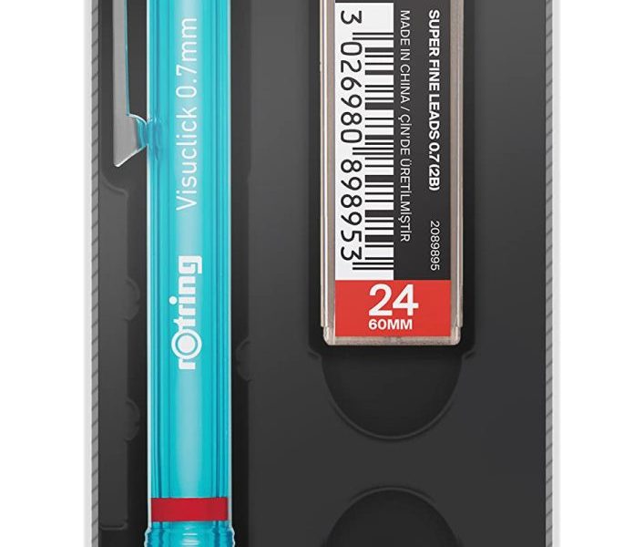 🚨 Rotring Visuclick Versatil Kalem 3’lü Okul Seti, Uçlu Kalem 0.7 mm, 0.7 Uç 2B, Silgi Hediye – Mavi — %10 İndirim