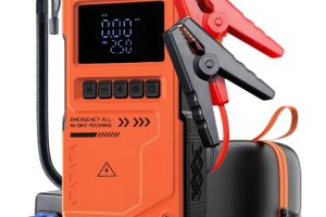 🚨 Auhma 10000mAh Jump Starter Akü Takviye Cihazı – 150 PSI Lastik Şişirme Hava Pompası, Taşınabilir Powerbank ve LED Fenerli Çok Amaçlı Araç Kiti (Turuncu)