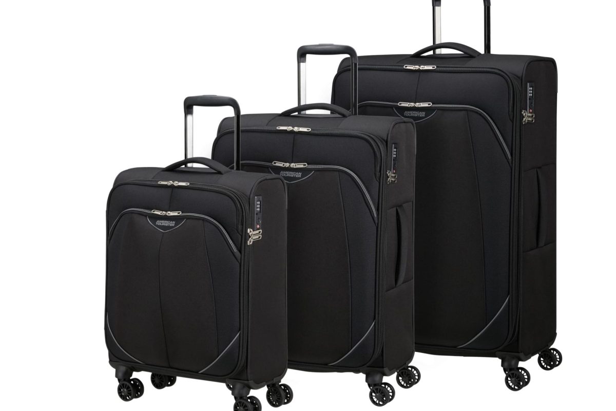 🚨 American Tourister Unisex Yetişkin Valiz Seti, Metallic Rose, S-M-L, 55/67/79 cm