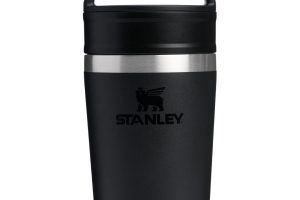 🛍️ Stanley Cafe To Go Travel Mug Termos Bardak, Siyah, 0.23 Litre