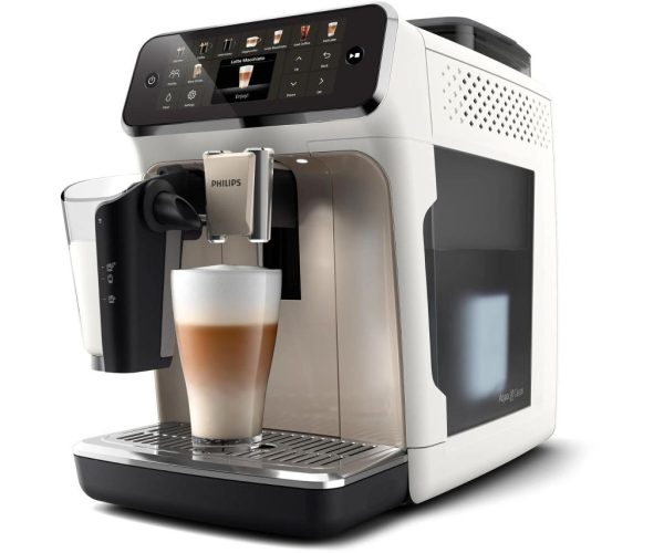 Philips 5500 Serisi LatteGo Tam Otomatik Espresso Makinesi, 20 Sıcak ve Soğuk İçecek, Renkli Dokunmatik Ekran, SilentBrew Teknolojisi (EP5543/90)
