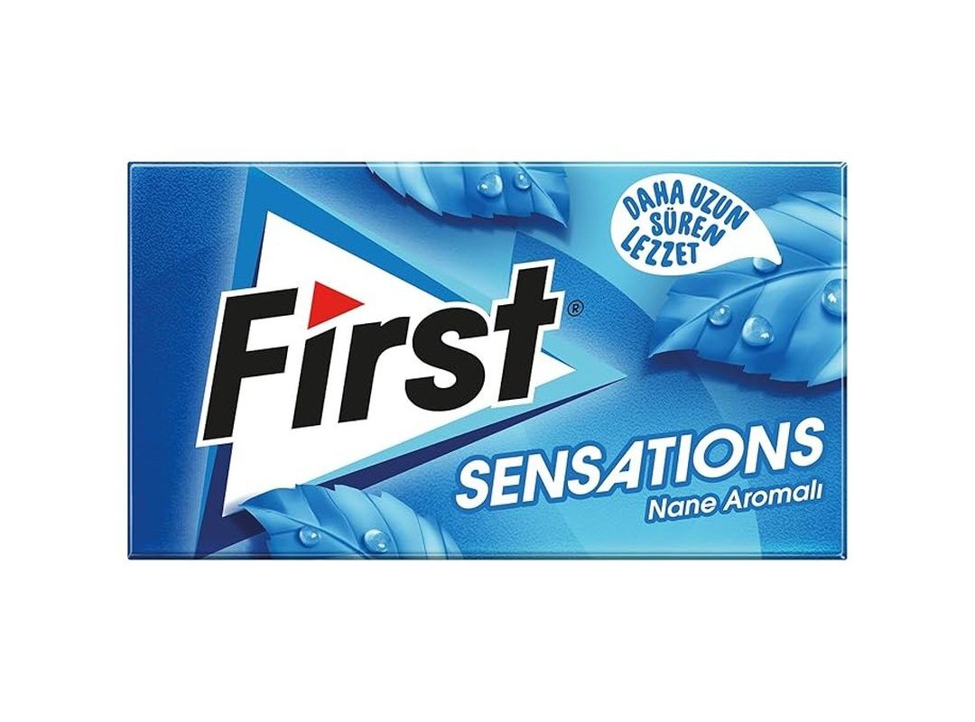🛍️ First Sensations Nane Aromalı Şekersiz Sakız 27g — %51 İndirim