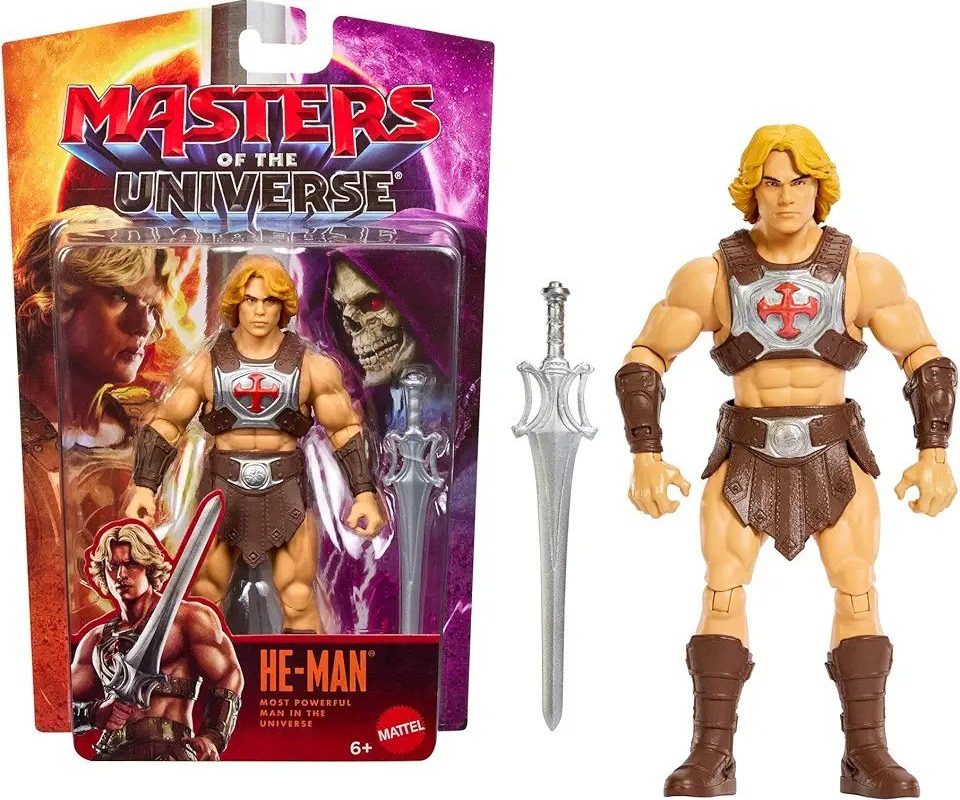 Masters of the Universe filminden uyarlanan 14 cm’lik Masters of the Universe He-Man Aksiyon Figürü, 14 bükülebilen eklem noktası ve güç kılıcı aksesuarı, JKH89