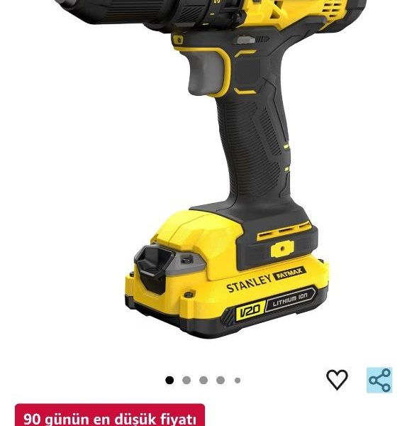 Stanley SCD700B-TR 18V V20 Kömürlü Matkap, Bataryasız