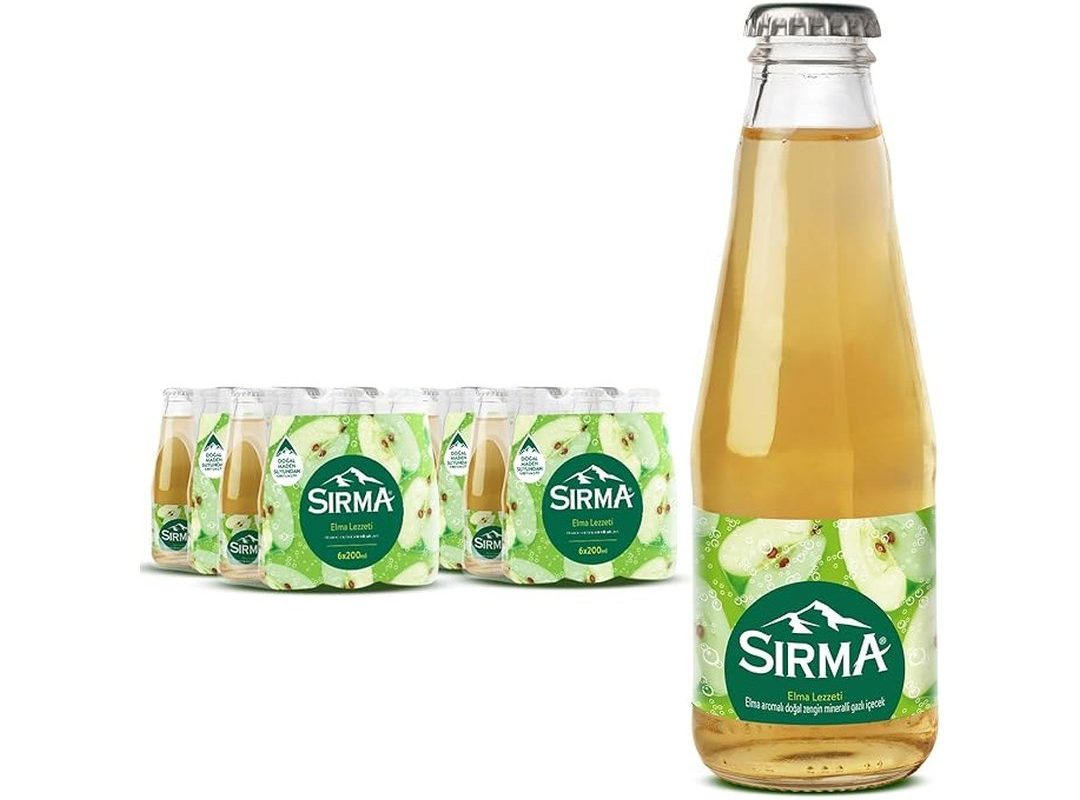 🛍️ Sirma C Vitaminli Elma Aromalı Doğal Maden Suyu (24 x 200 ml)