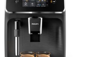 Philips 2200 Serisi Tam Otomatik Espresso Makinesi, Dokunmatik Ekran, Klasik Süt Köpürtücü, 2 İçecek, EP2220/10