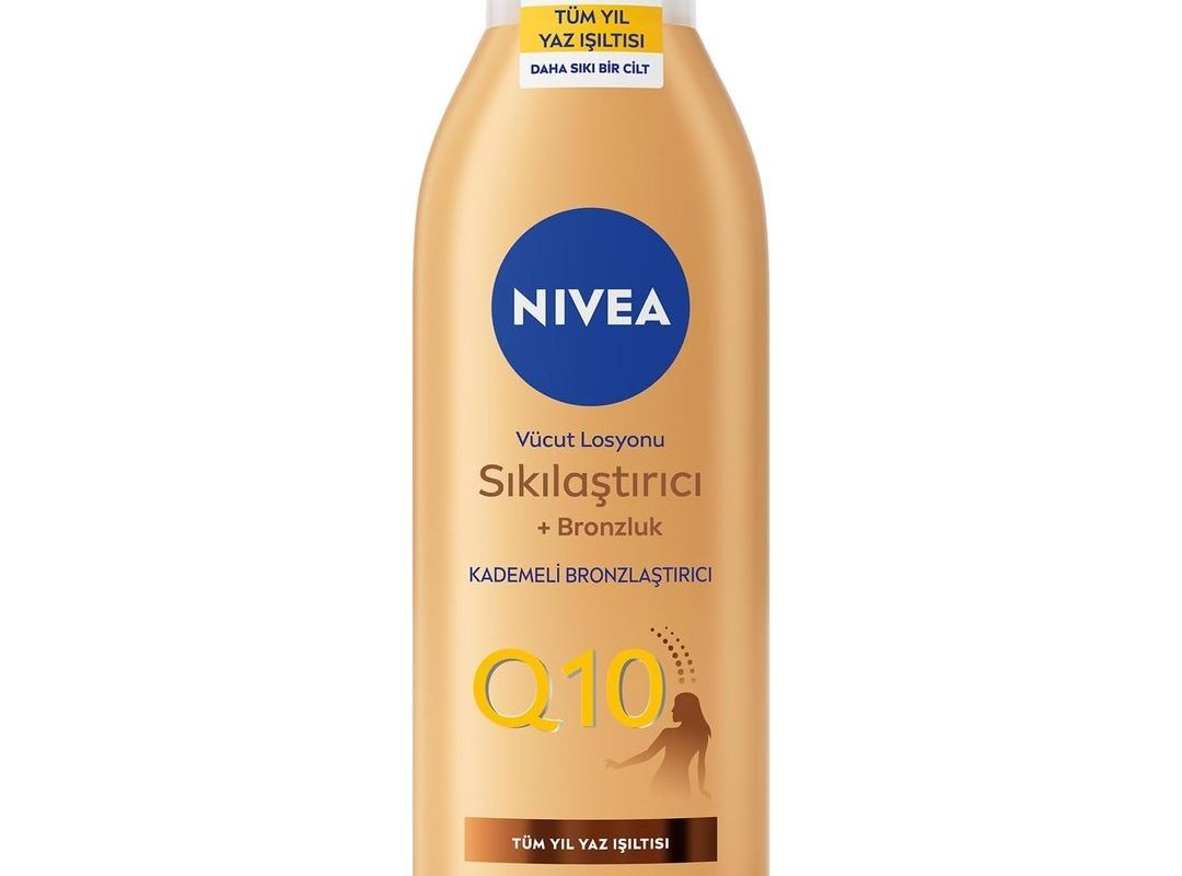 🛍️ NIVEA Q10 Sıkılaştırıcı Ve Bronzlaştırıcı Vücut Losyonu 250ml, Kademeli Doğal Bronzluk, 7 Günde Sıkı Cilt, Açık ve Buğday Tenli Ciltler