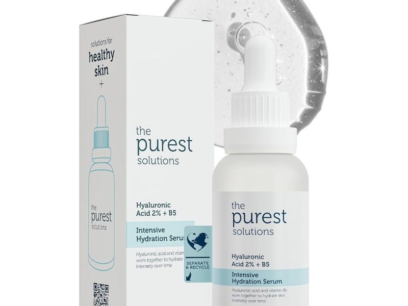 🛍️ The Purest Solutions, Yoğun Nemlendirme ve Dolgunlaştırıcı etkili, Yenileyici Cilt Bakım Serumu 30 ml (Hyaluronic Acid%2 + B5)