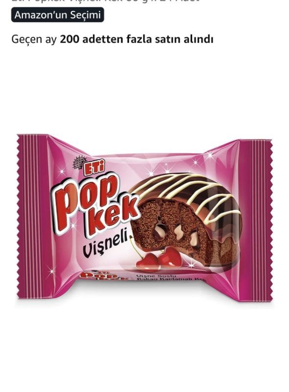 Eti Popkek Vişneli Kek 60 g x 24 Adet