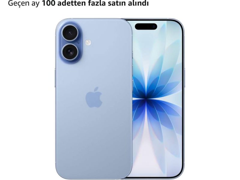 Apple iPhone 17 256 GB: ProMotion teknolojisine sahip 6.3 inç ekran, A19 Çip, Daha Pratik Grup Selfie’leri İçin Yeni Center Stage Ön Kamera, Çizilmelere Karşı Daha Dayanıklı; Sis Mavisi