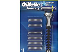 🛍️ Gillette Sensor3 Tıraş Makinesi Plus 6 Bıçak