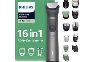 🛍️ Philips 7000 Serisi 16in1,Erkek Bakım Seti,Yüz/Saç/Vücut Tıraş Makinesi,Islak/Kuru Kullanım,MG7931/30
