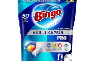 🛍️ Bingo Akıllı Kapsül Pro Bulaşık Makinesi Deterjanı Tableti 50’li — %24 İndirim