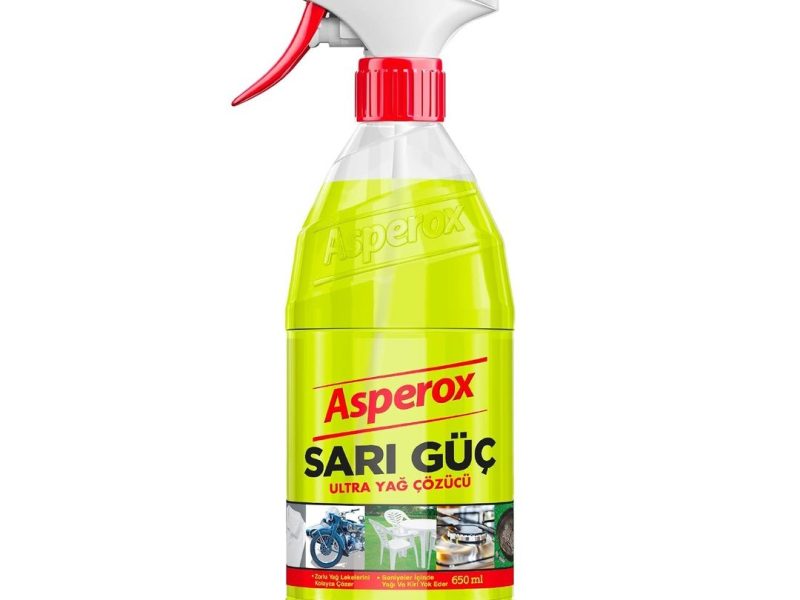 🛍️ Asperox Sarı Güç Yağ Çözücü Sprey 650 ml