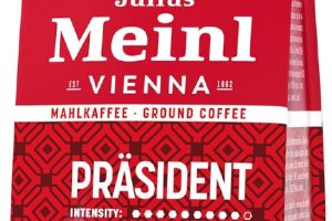 🚨 Julius Meinl Präsident Blend Öğütülmüş Filtre Kahve, Orta Kavrulmuş, Yumuşak İçim 220 g — %18 İndirim