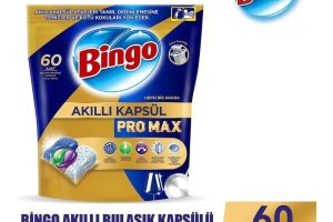 Bingo Akıllı Kapsül Pro Max Bulaşık Makinesi Deterjanı Tableti 60’lı