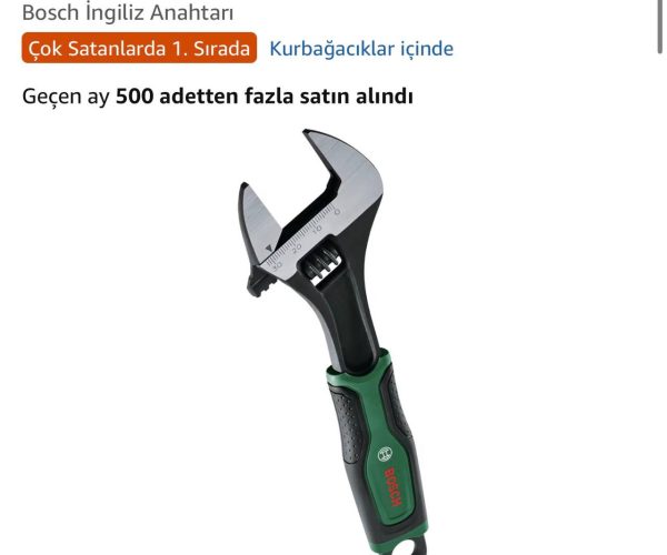 Bosch İngiliz Anahtarı