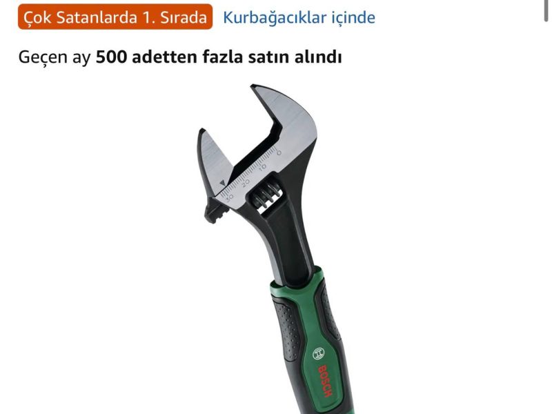 Bosch İngiliz Anahtarı