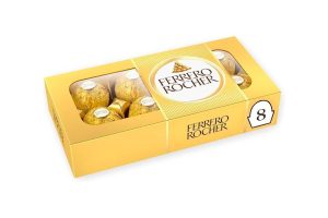 🛍️ Ferrero Rocher Çikolata 100 Gr 8’li, Hediyelik Çikolata