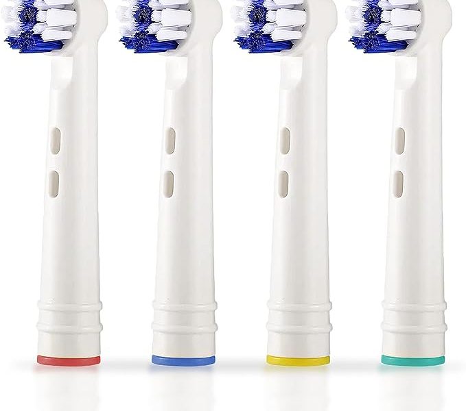 🚨 Pi&Go Oral B Şarjlı Diş Fırçası Uyumlu Yedek Başlık – Elektrikli Diş Fırçası Yedek Başlığı, 4 Adet