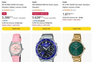 📣 Amazon’da Casio Ürünlerinde Şehre Dönüş Fırsatları: Sepette CASIO15 Koduyla %15 İndirim — %15 İndirim