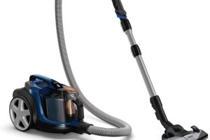 PHILIPS PowerPro Max Torbasız Elektrikli Süpürge – 900W, PowerCyclone 8, Alerji Kilidi, HEPA 13 Filtre, TriActive+ Başlık, Dijital Güç Kontrolü (FC9749/07)