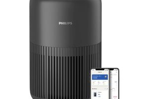 🛍️ Philips 900 Serisi Hava Temizleyici, 65 M2’ye Kadar Etkili, HEPA ve Aktif Karbon filtresi, 250 m3/sa temiz hava hızı (CADR), AC0951/13