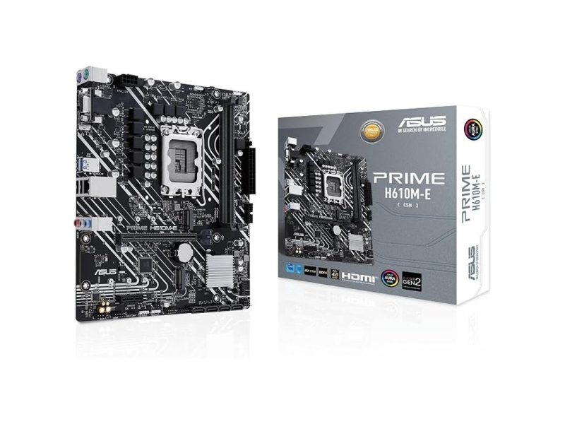 🛍️ Asus Prime H610M E CSM Intel H610 1700 Soket DDR5 5600Mhz mATX Anakart