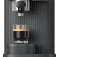 Philips Baristina Espresso Makinesi – Gerçek Espresso, Tam Kolaylık – Kompakt – 16 Bar Basınç – Entegre Öğütücü – Siyah Makine, Siyah Filtre Tutuculu (BAR300/60)