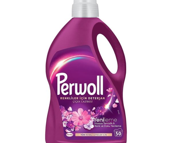 🛍️ Perwoll Hassas Sıvı Çamaşır Deterjanı Yenileme & Çiçek Cazibesi 2.75L (50 Yıkama) — %25 İndirim