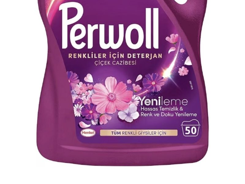 Perwoll Hassas Sıvı Çamaşır Deterjanı Yenileme & Çiçek Cazibesi 2.75L (50 Yıkama)