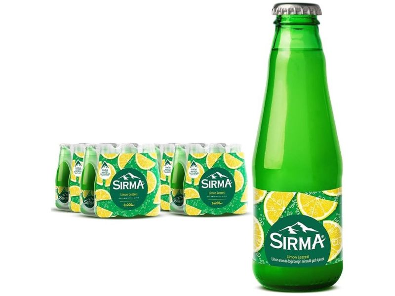 🛍️ Sırma C Vitaminli Limon Aromalı Doğal Maden Suyu (24 x 200 ML)