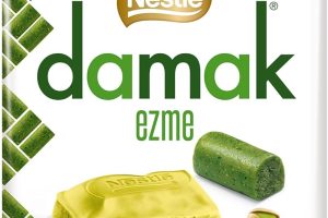 🚨 Nestlé Damak Ezme Antep Fıstığı Parçalı ve Ezmeli Beyaz Çikolata 55g