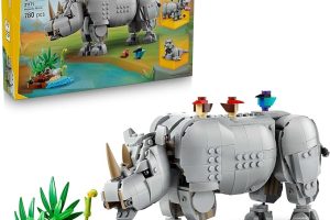 🚨 LEGO Creator 3’ü 1 Arada Muhteşem Gergedan ile Kuşlar 31171