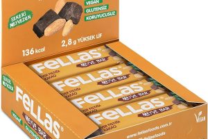 🚨 Fellas Meyve Bar, Yer Fıstığı ve Kakaolu, 35gr x 12 Adet