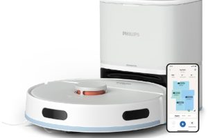 🚨 Philips 2000 Serisi Islak Kuru Moplu İstasyonlu Robot Süpürge, HomeRun Uygulaması, LDS Radar Navigasyon, Beyaz, XU2100/20