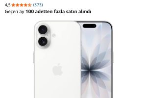 Apple iPhone 17 256 GB: ProMotion teknolojisine sahip 6.3 inç ekran, A19 Çip, Daha Pratik Grup Selfie’leri İçin Yeni Center Stage Ön Kamera, Çizilmelere Karşı Daha Dayanıklı; Beyaz — %15 İndirim