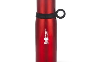 🚨 Bialetti – Termos – 460mL – Kırmızı Renk – Paslanmaz Çelik – Çift Katmanlı – 12 Saat Sıcak 24 Saat Soğuk Tutar – Bardaklı Kapak Özelliği